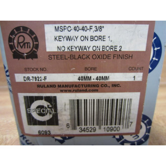 Ruland MSPC-40-40-F Rigid Body Coupling 38" MSPC4040F