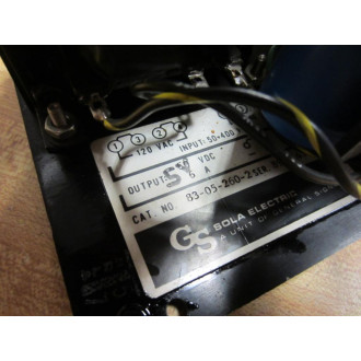 Sola Electric 83-05-260-2 Regulated Power Supply 83052602 - Used