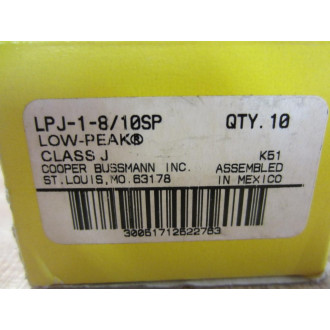 Bussmann LPJ-1-810SP Low Peak Fuse 1 810 Amps LPJ1810SP (Pack of 10)