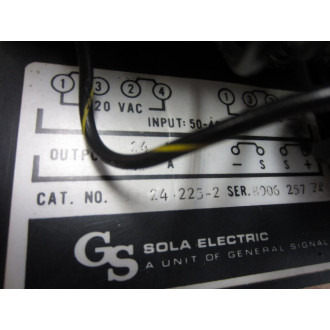 Sola Electric 83-24-225-2 83242252 Power Supply - Parts Only