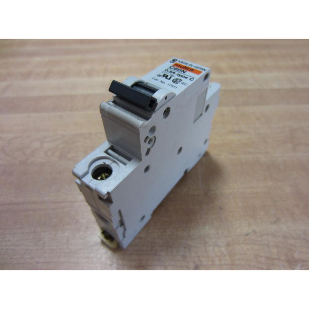 Merlin Gerin 17411 Square D Breaker 0.5A MG17411 Schneider - Used
