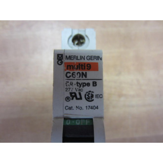 Merlin Gerin 17404 Square D Breaker 5A MG17404 Schneider - Used