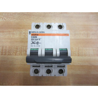 Merlin Gerin 24150 Square D Breaker 25A MG24150 Schneider - Used