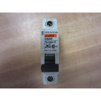Merlin Gerin 17405 Square D Breaker 7A MG17405 Schneider - Used