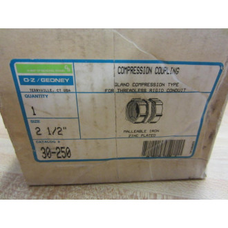 O-ZGedney 30-250 Compression Coupling 2-12"