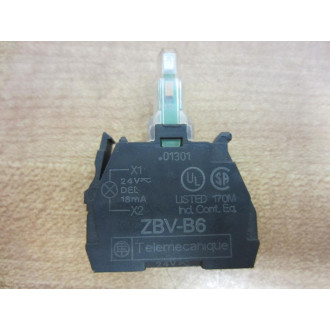 Telemecanique ZBV-B6 Schneider Blue Lgt Module ZBVB6 - New No Box