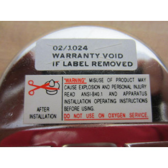 SMC ANSI-B40.1 Pressure Gauge Range 5000 PSIKPABAR