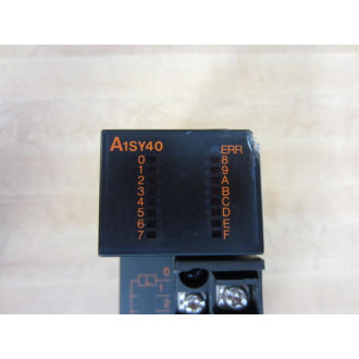 Mitsubishi A1SY40 Output Unit Chipped Corner - Used