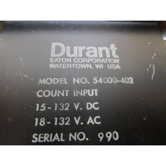 Cutler Hammer 54000-402 Eaton Counter  54000402 - Used