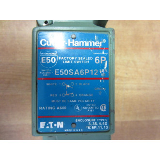 Cutler Hammer E50SA6P12 Limit Switch - Used
