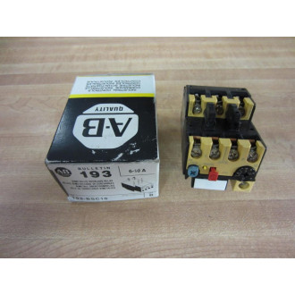 Allen Bradley 193-BSC 10 Overload Relay 193BSC10 Ser B