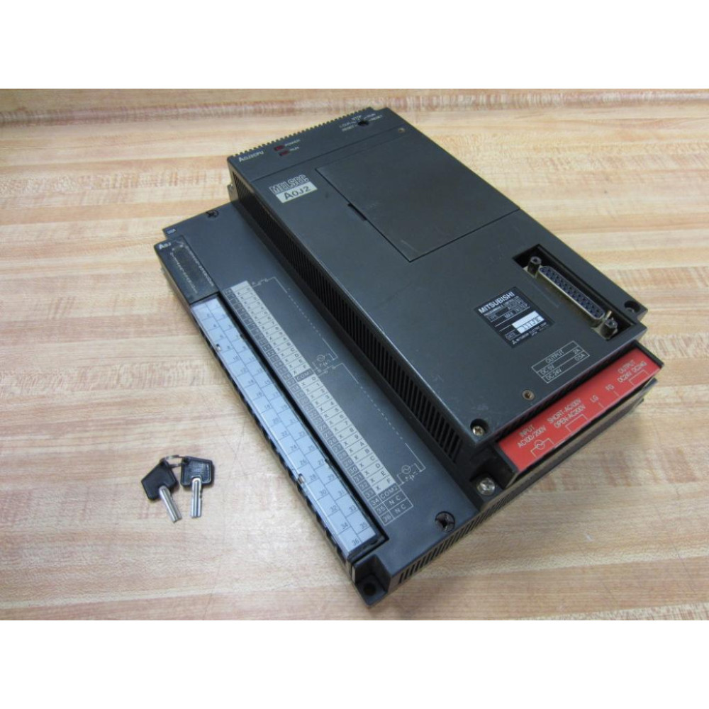 Mitsubishi A0J2CPU CPU Module - With Key - Used