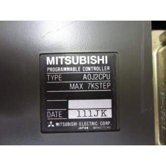 Mitsubishi A0J2CPU CPU Module - With Key - Used