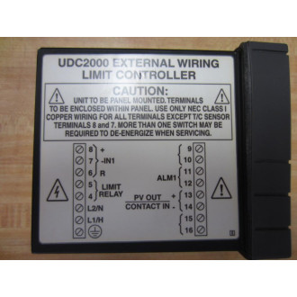 Honeywell DC200H-0-000-1F0000-0 Temperature Controller UDC2000 - Used