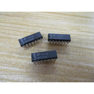 National Semiconductor DM7426N Integrated Circuit (Pack of 3)