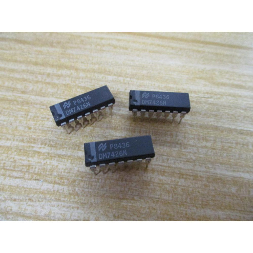 National Semiconductor DM7426N Integrated Circuit (Pack of 3)