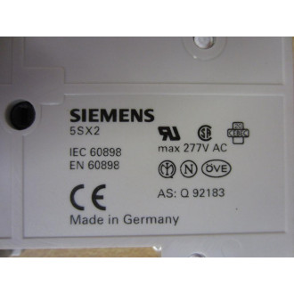 Siemens 5SX21-C20 20A Circuit Breaker 5SX21C20 - New No Box