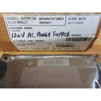 Allen Bradley 1771-P4S PS Module 1771P4S RD01130117 - Refurbished