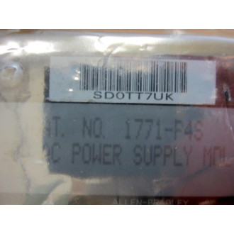 Allen Bradley 1771-P4S PS Module 1771P4S RD01130117 - Refurbished