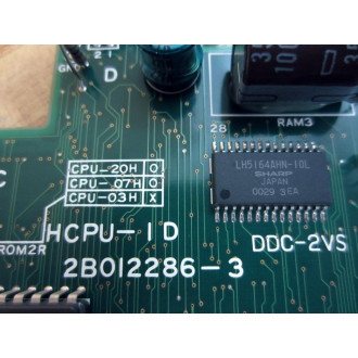 HCPU-1D Circuit Board 2B012286-3 - Used