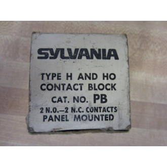 Sylvania PB Contact Block Type H and HF