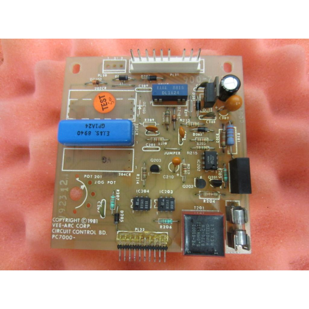 Vee-Arc PC7000-900-721 Circuit Control Board 404-038 G - Used
