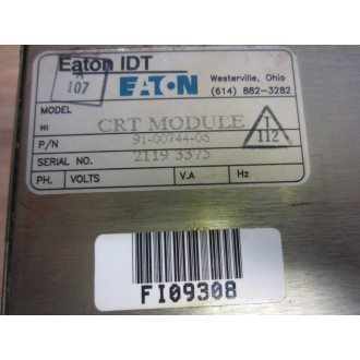 Cutler Hammer 91-00744-06 Eaton CRT Module MD2808-112 - Parts Only