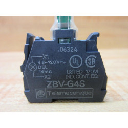 Telemecanique ZBV-G4S Push Button Light Module ZBVG4S - New No Box