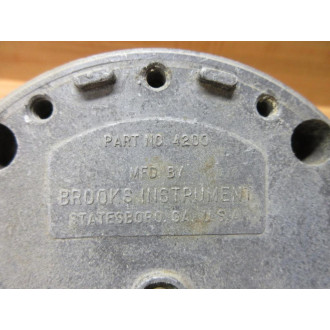 Brooks Instrument 4200 Gear Change Adaptor 4217 - Used