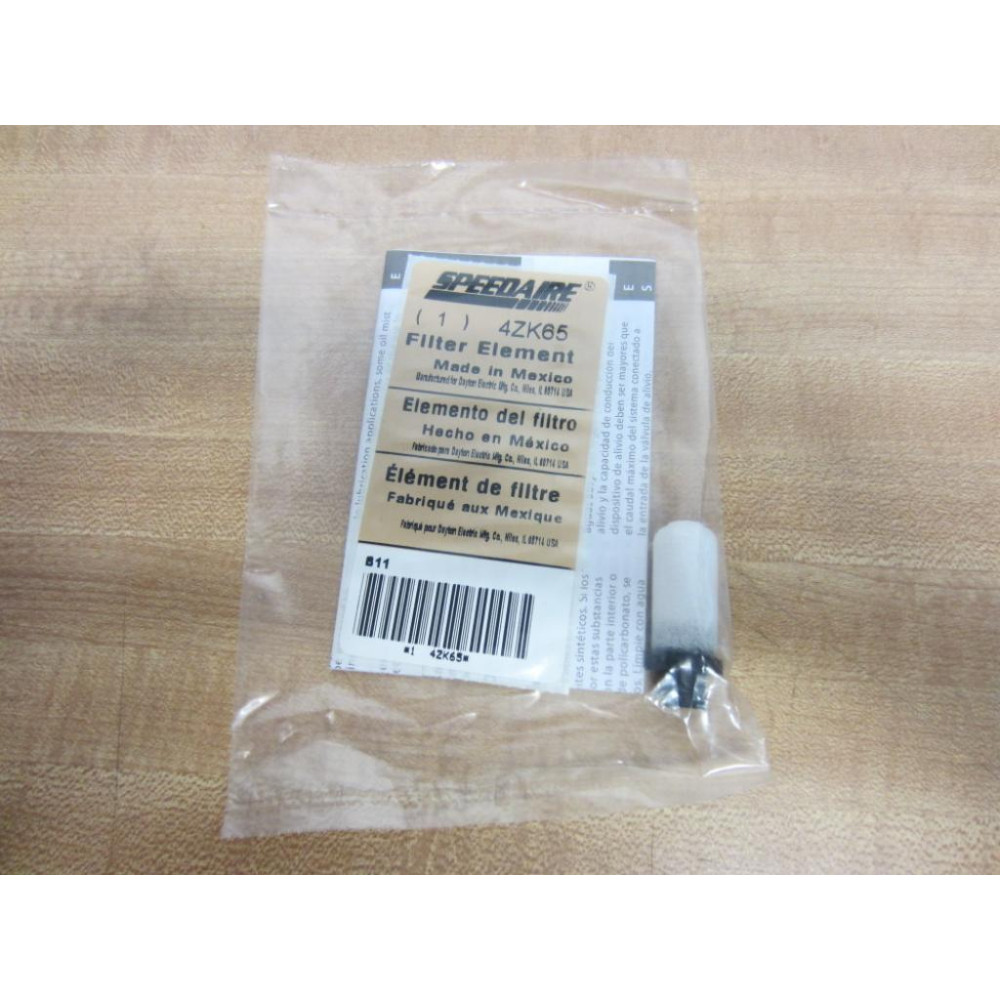 SpeedaireDayton 4ZK65 Filter Element (Pack of 2)
