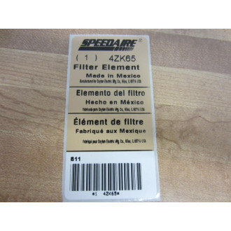 SpeedaireDayton 4ZK65 Filter Element (Pack of 2)