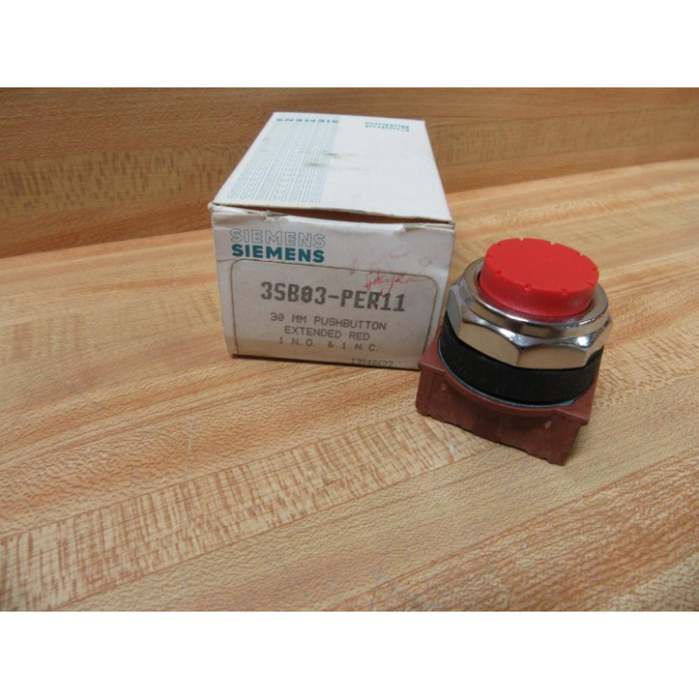 Siemens 3SB03-PER1 Pushbutton 3SB0-3PER11