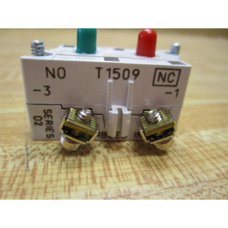 Cutler Hammer 10250T1 Contact Block 10250T91000T Grey 1 N.O. 1 N.C.