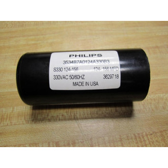 Philips 3534B7A0124A330B3 Motor Start Capacitor 330VAC 5060Hz