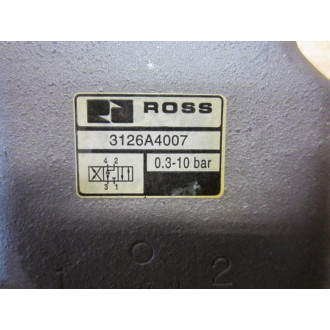 Ross 3126A4007 Lever Valve 4 Way 12"