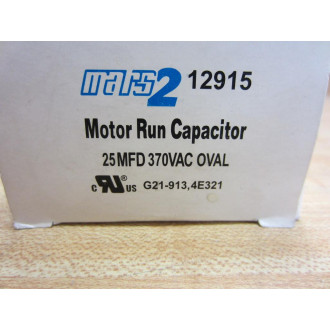 Mars 2 12915 Motor Run Capacitor 25MFD 370VAC 50~60Hz