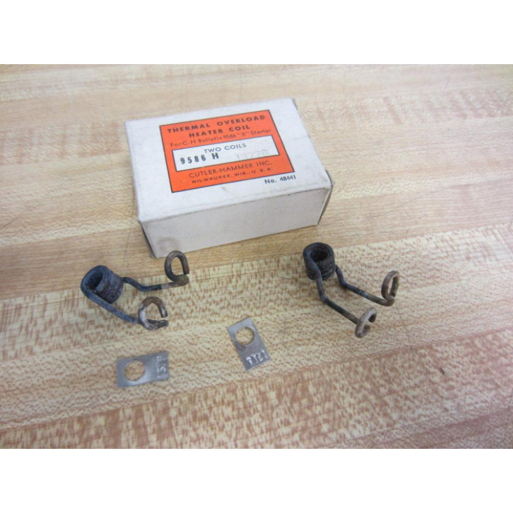 Cutler Hammer 9586 H 1377B Overload Thermal Heating Elements (Pack of 2)