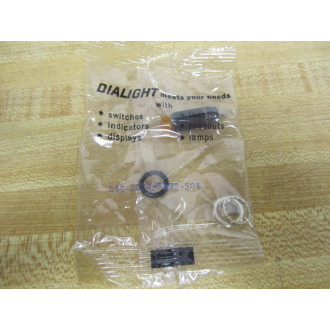Dialight 249-8072-3333-504 Indicator Dialco 249-8072 Yellow