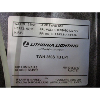 Lithonia Lighting TWH 250S TB LPI Light Fixture TWH250STBLPI