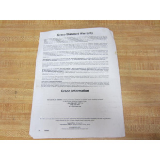 Graco 241778 Primer Spray Gun XT Series 100 PSI Max 308980 Manual ONLY! - Used