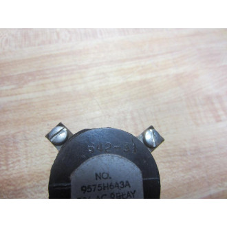 Cutler Hammer 9575H643A Eaton 506 AC Relay 24V N.O. 15A 12 HP - Used