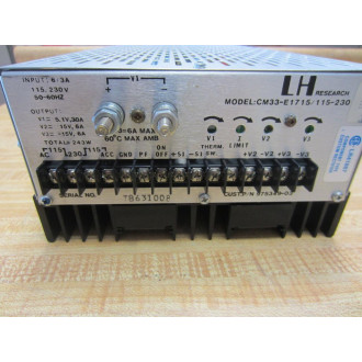 LH Research CM33-E1715115-230 Power Supply 975349-03 - Used