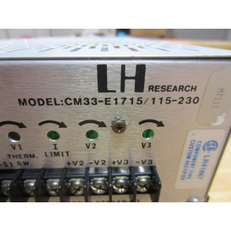 LH Research CM33-E1715115-230 Power Supply 975349-03 - Used