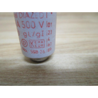 Siemens 5SB26 Bottle Fuse 16A-500V 16 Amp - New No Box