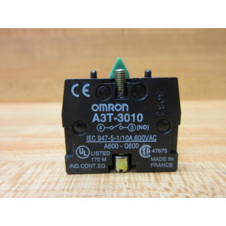 Omron A3T-3010 Push Button Switch Contact Block - New No Box