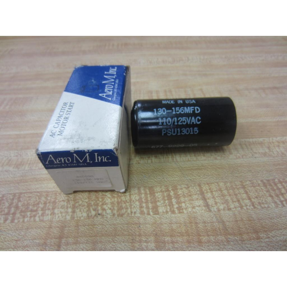 Aero PSU13015 130-156MFD AC Capacitor Motor Start