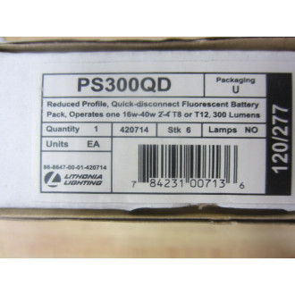 Lithonia Lighting PS300 Power Sentry QD