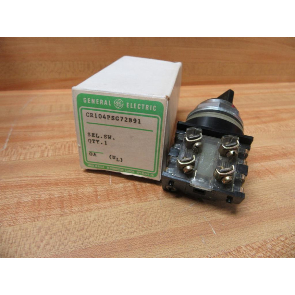 General Electric CR104PSG72B91 Selector Switch 3 Position