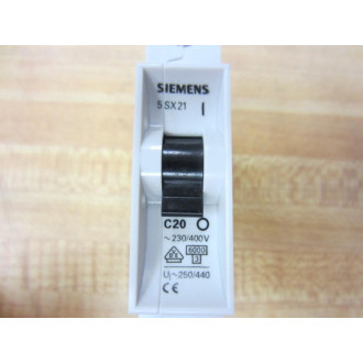 Siemens 5S Circuit Breaker X2-G8 8A 5SX21-C20 20A - New No Box