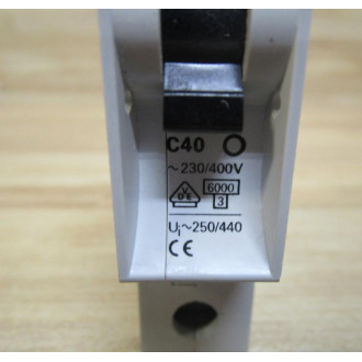 Siemens 5SX21 Circuit Breaker 5SX21-C40 40A - New No Box